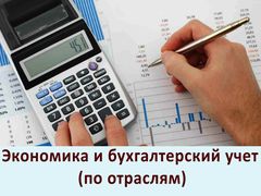 Экономика и бухгалтерский учет (по отраслям)